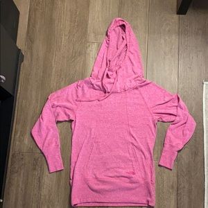 North Face thin hoodie, pink, medium